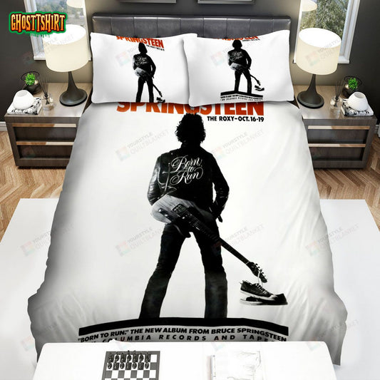Bruce Springsteen Born To Run Album Bed Sheets Spread Comforter Duvet Cover Bedding Set