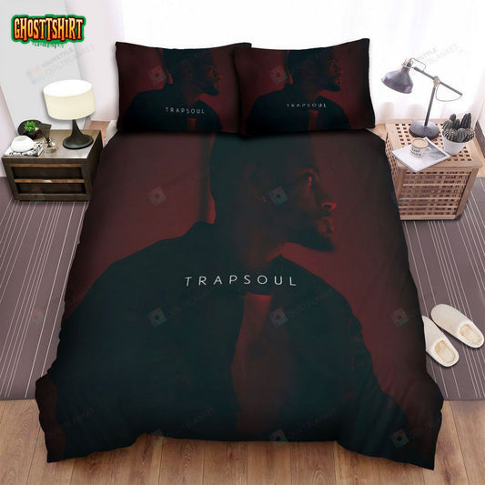 Bryson Tiller Trapsoul Album Cover Bed Sheets Spread Comforter Duvet Cover Bedding Set