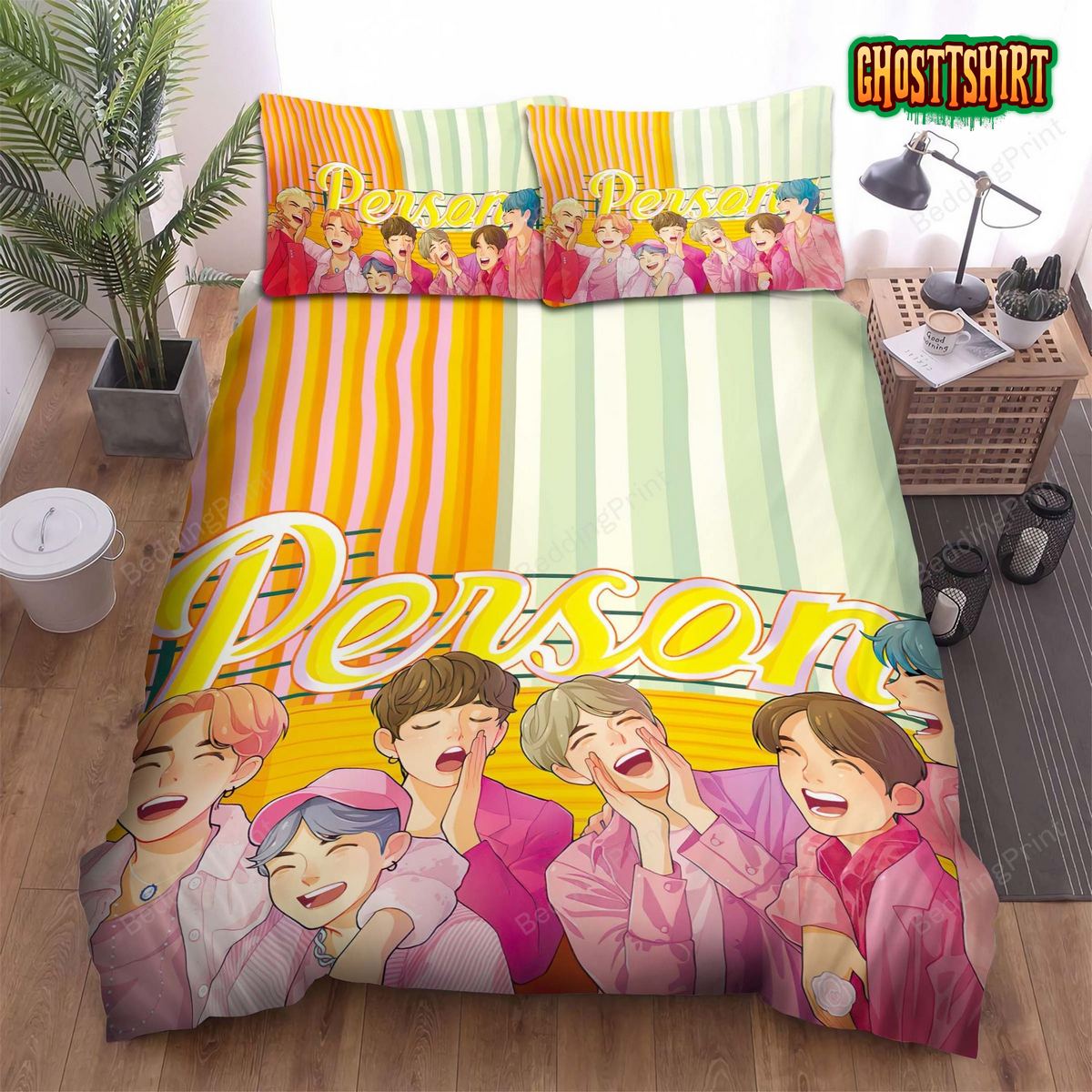 Bts Bed Sheets Duvet Cover Bedding Set