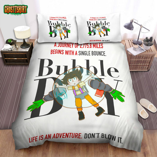 Bubble Boy Movie Poster Art Bed Sheets Duvet Cover Bedding Set