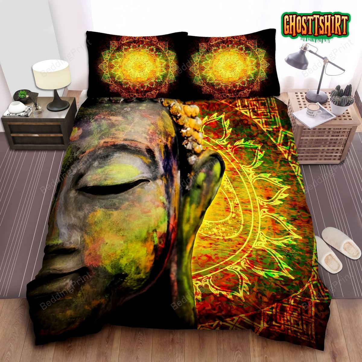 Buddha 3D Duvet Cover Bedding Set
