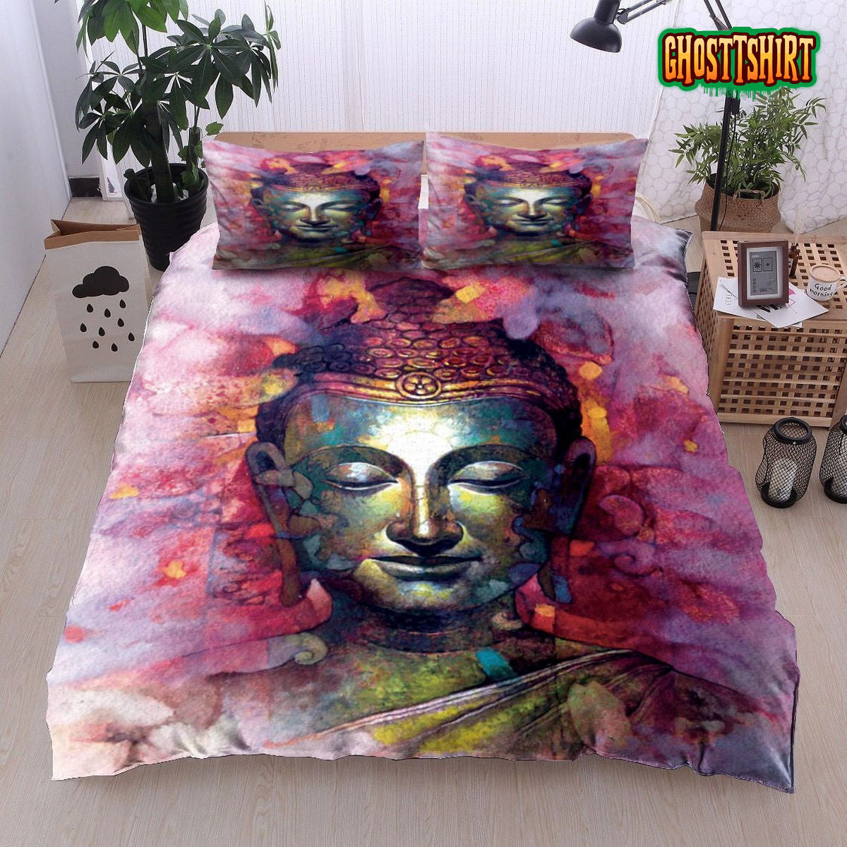 Buddha Bed Sheets Duvet Cover Bedding Set