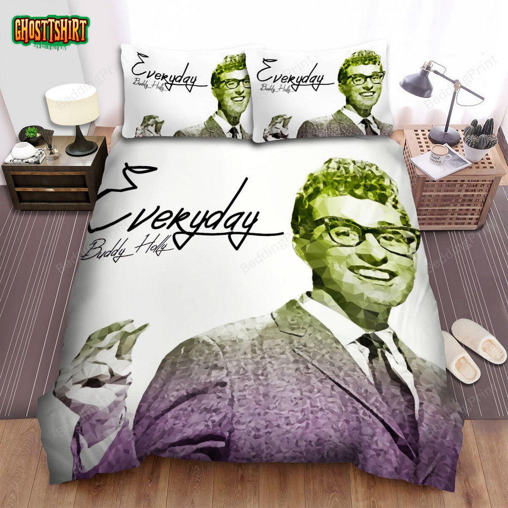Buddy Holly Everyday Album Cover Bed Sheets Duvet Cover Bedding Set