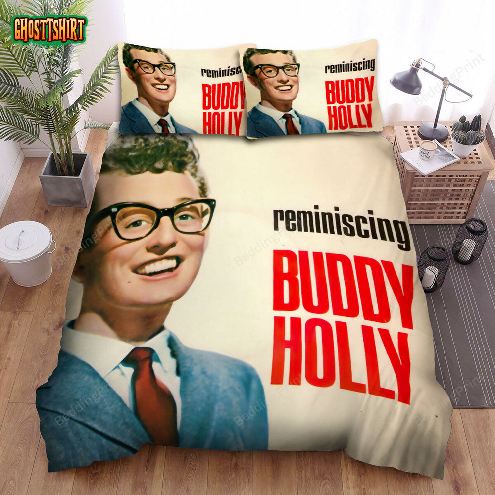 Buddy Holly Reminiscing Album Cover Bed Sheets Duvet Cover Bedding Set