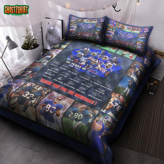 Buffalo Bills V1 Quilt Bed Set