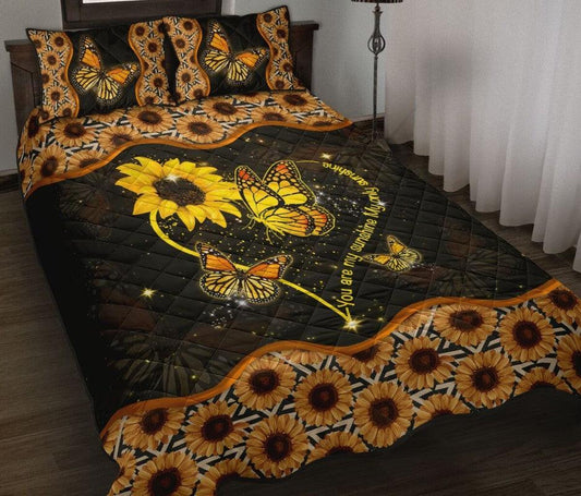 Butterfly – 3-pc Quilt Bedding Set Vintage 03