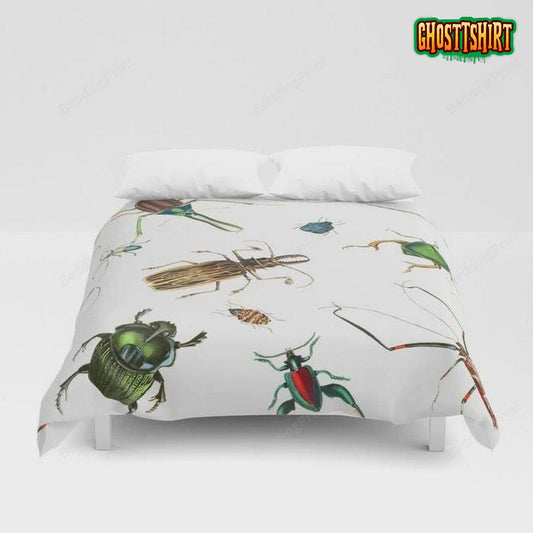 Bug Life Beetles Bugs Insects Colorful Insect Bed Sheets Duvet Cover Bedding Set