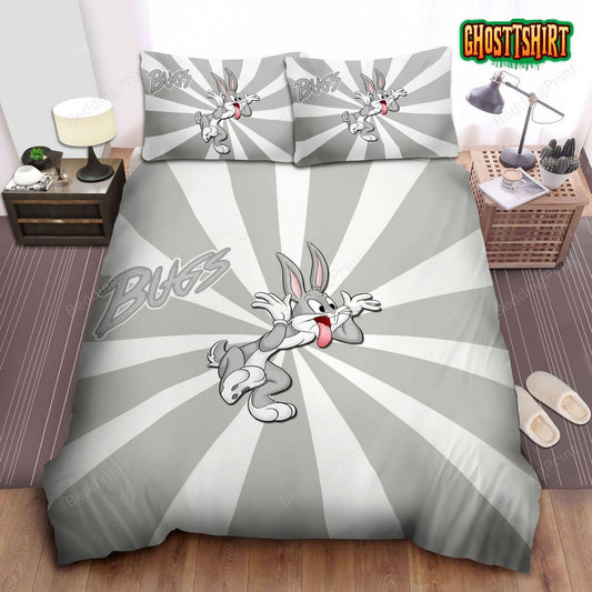Bugs Bunny Provoking Face Bed Sheets Duvet Cover Bedding Set