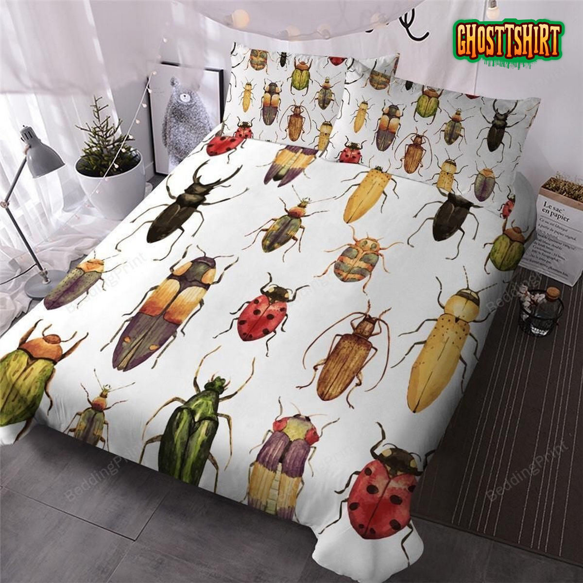 Bugs Galore Bed Sheets Duvet Cover Bedding Set