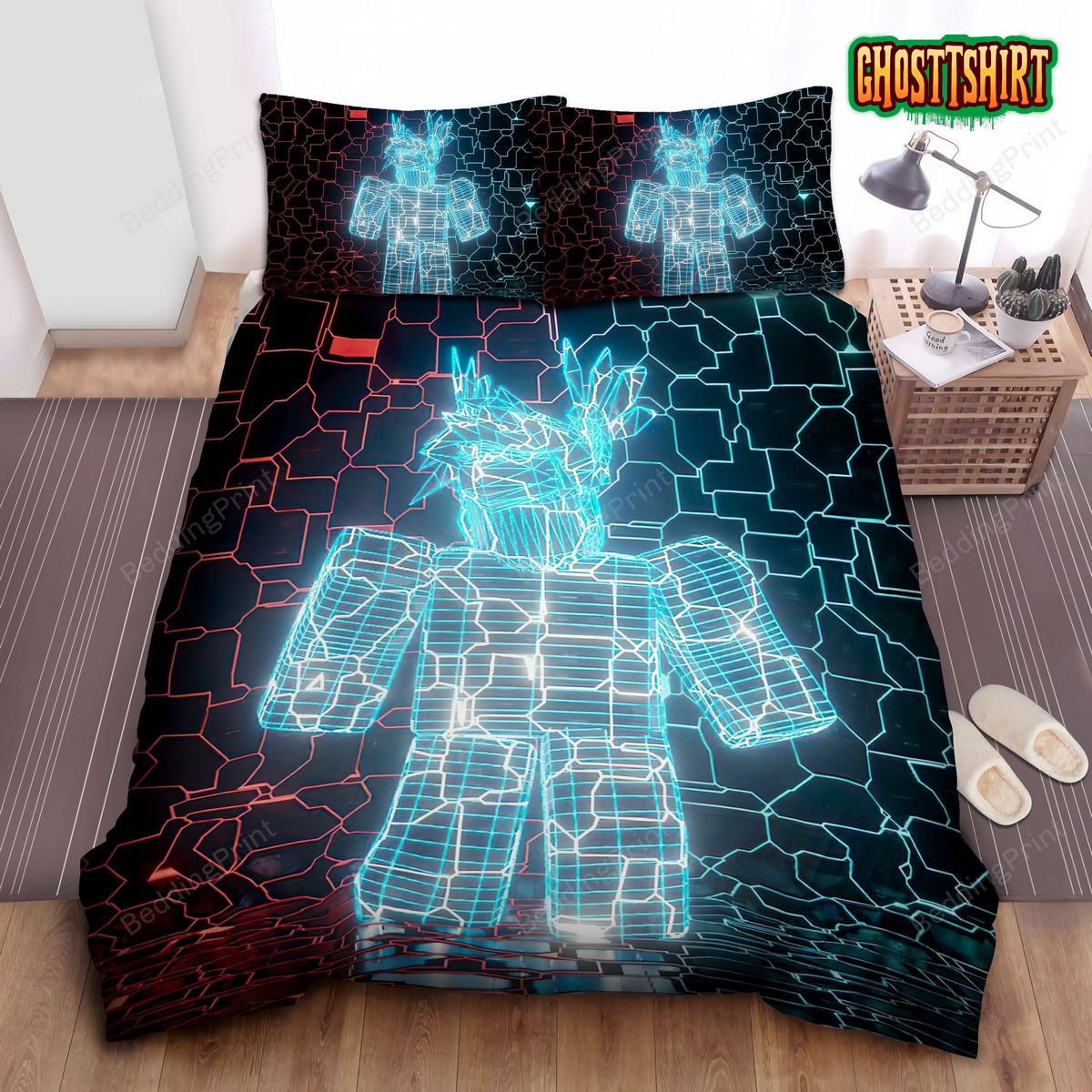 Building Characters Bed Sheets Spread Duvet Cover Bedding Set