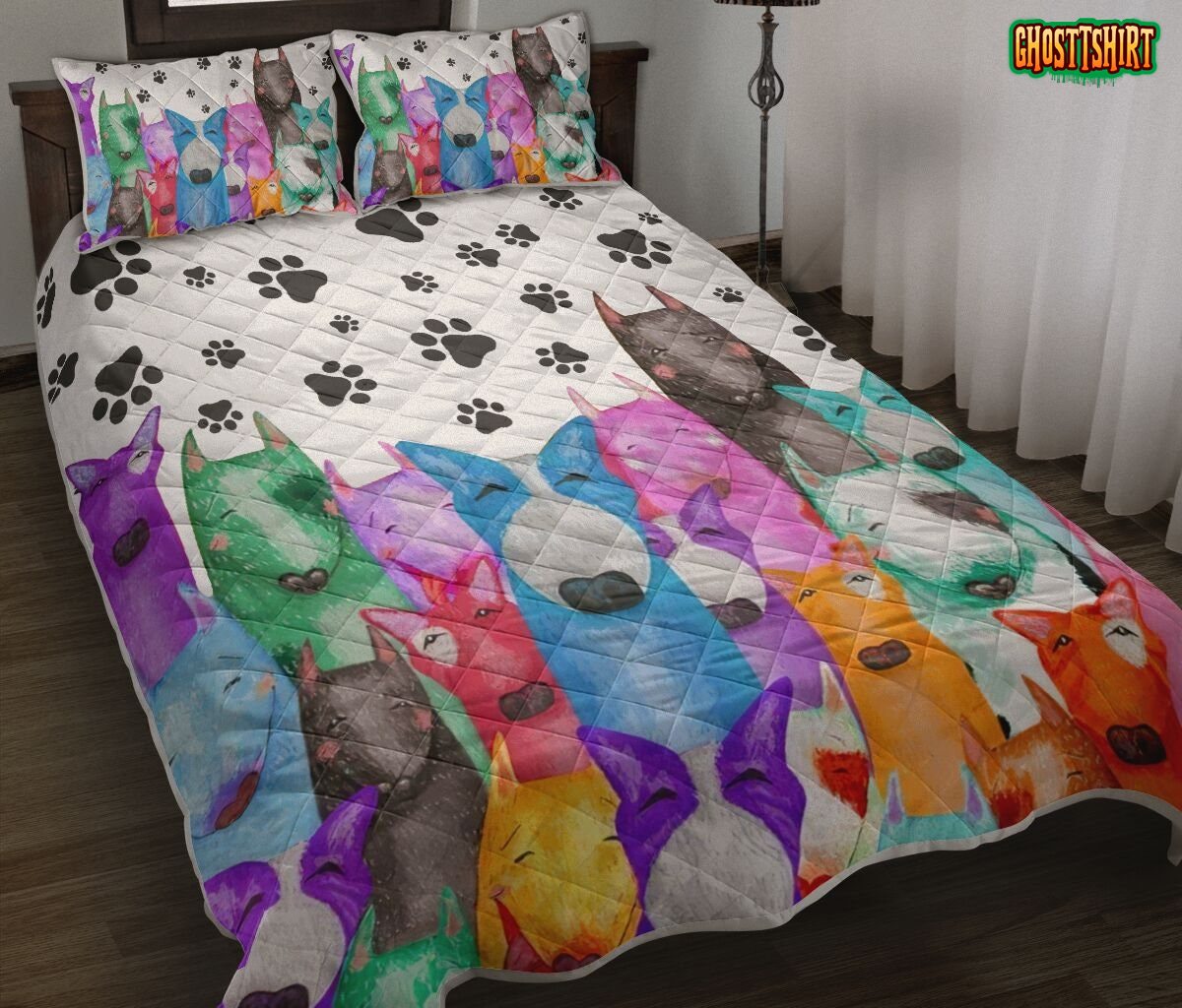 Bull Terrier Team Bedding Set