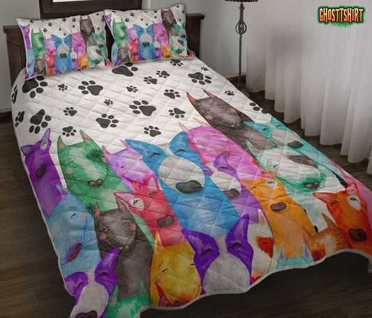 Bull Terrier Team Bedding Set