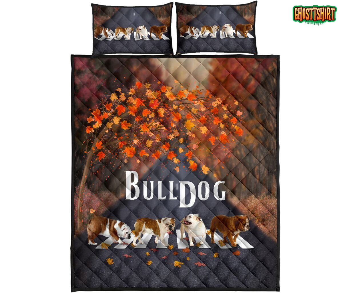 Bulldog Autumn Bedding Set
