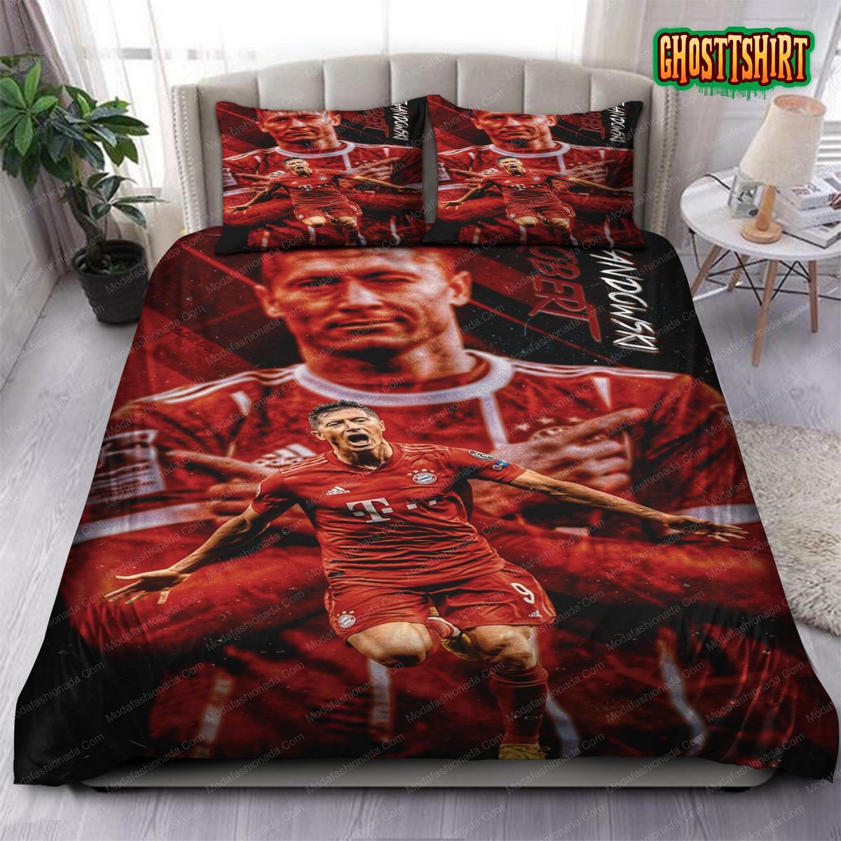 Bundesliga Bayern Munich Lewandowski 81 Bedding Set