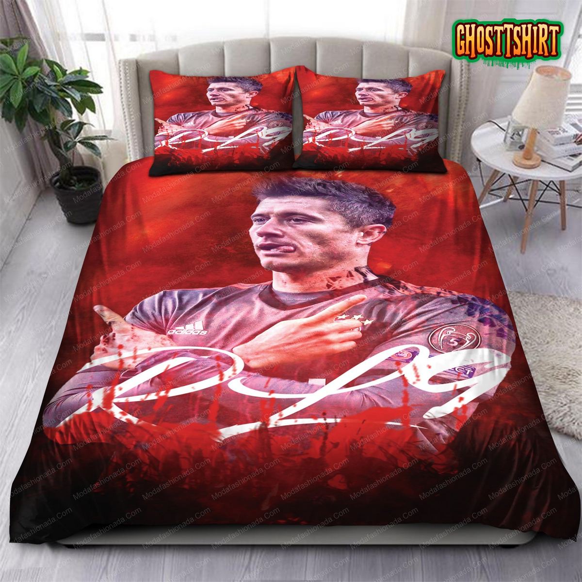 Bundesliga Bayern Munich Lewandowski 82 Bedding Set