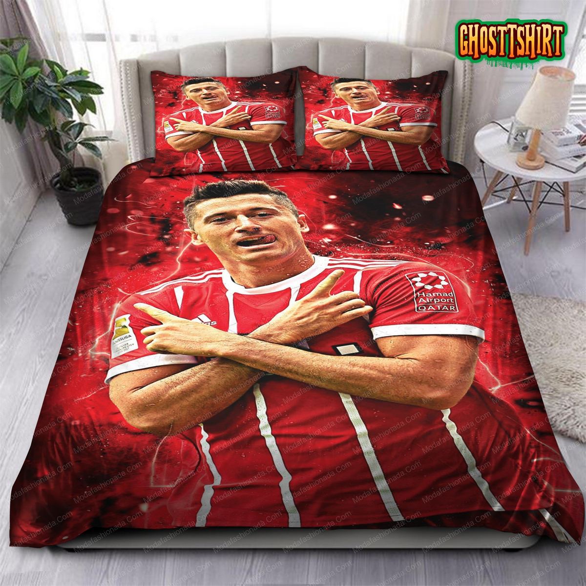 Bundesliga Bayern Munich Lewandowski 83 Bedding Set