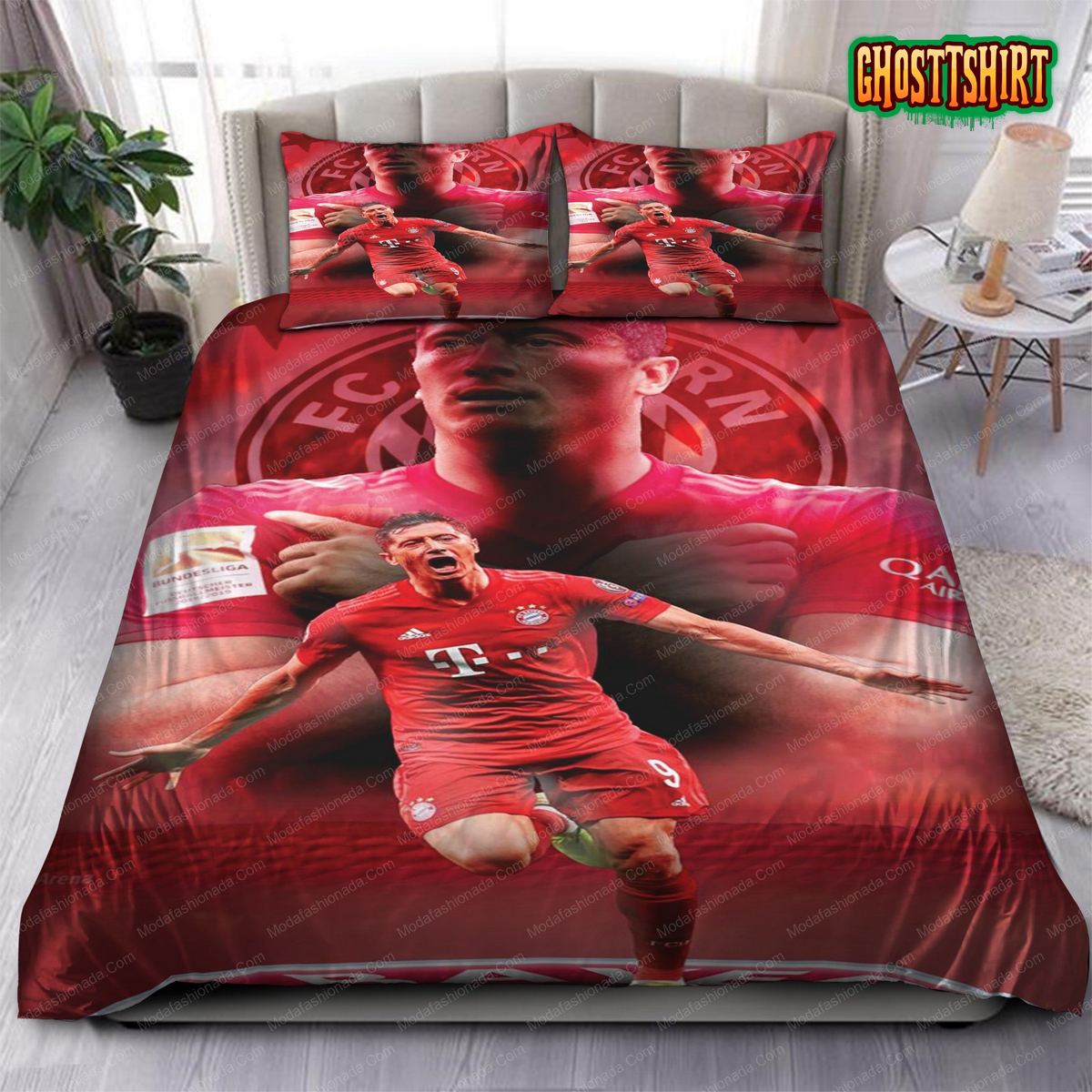 Bundesliga Bayern Munich Lewandowski 84 Bedding Set