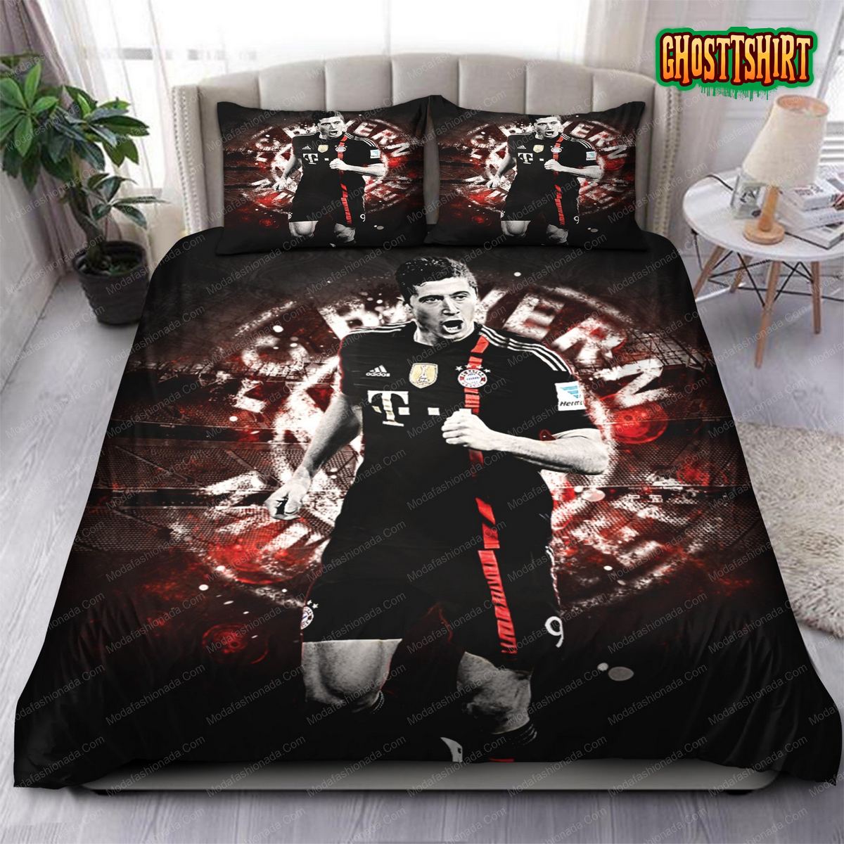 Bundesliga Bayern Munich Lewandowski 90 Bedding Set