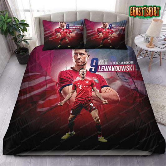 Bundesliga Bayern Munich Lewandowski 93 Bedding Set