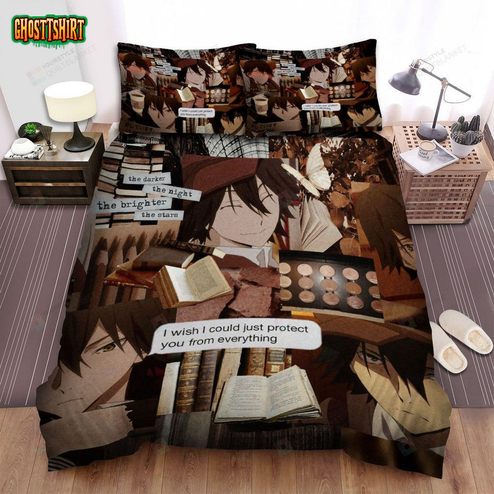 Bungou Stray Dogs Anime Manga Ranpo Edogawa Bed Sheets Spread Comforter Duvet Cover Bedding Set