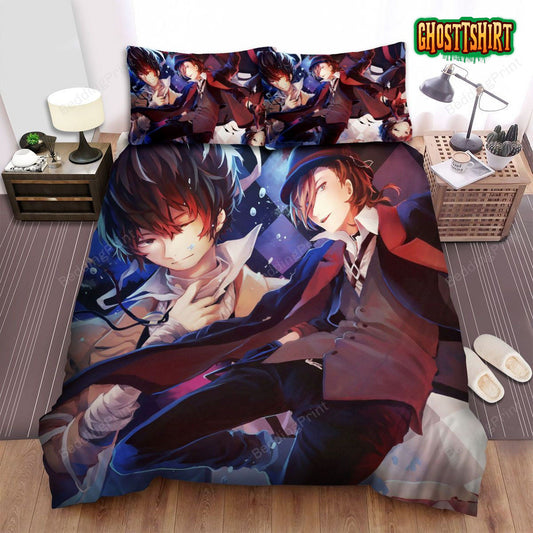 Bungou Stray Dogs Bungou Sutorei Doggusu Manga Anime Bed Sheets Duvet Cover Bedding Set