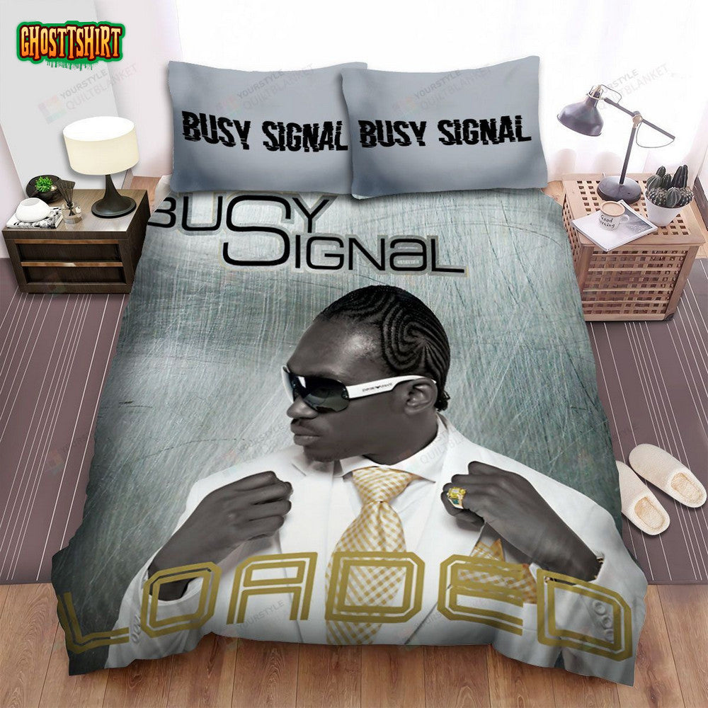 Busy Signal Loaded Album Music Bed Sheets Spread Comforter Duvet Cover Bedding Set