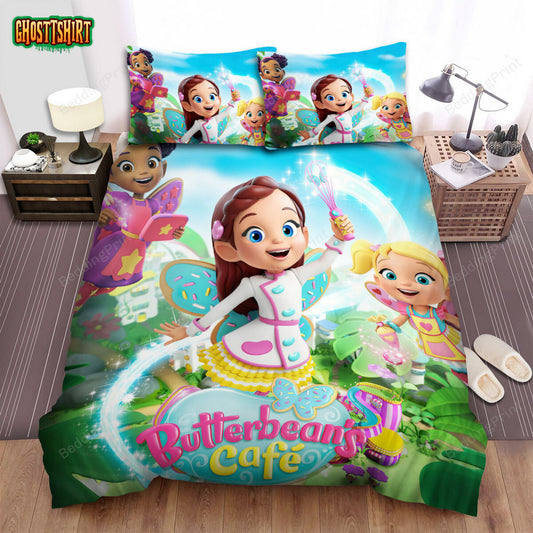 Butterbean’s Cafe Original Poster Bed Sheets Spread Duvet Cover Bedding Set