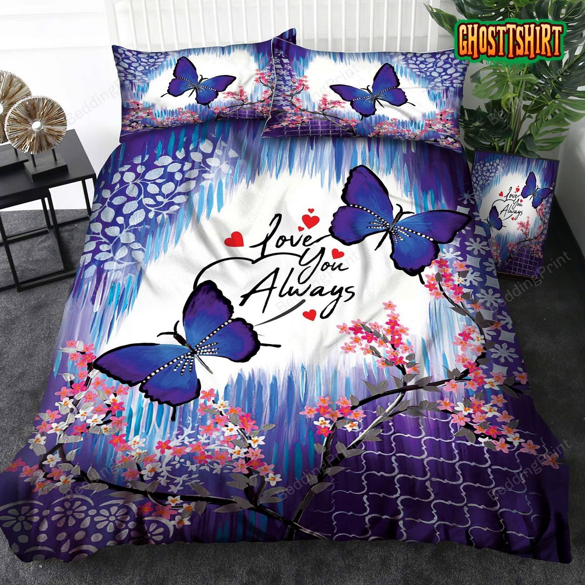 Butterfly Love You Always Bedding Set