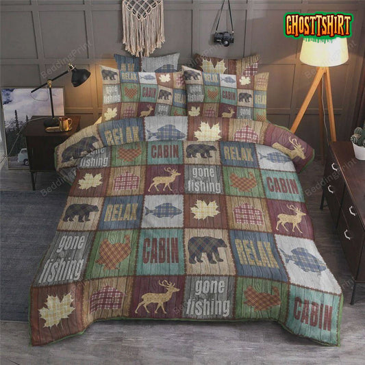 Cabin Lodge Bed Sheets Duvet Cover Bedding Set