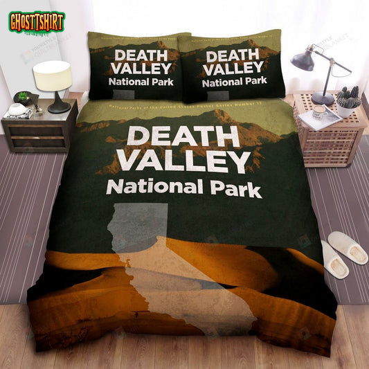 California Death Valley National Park Poster Bed Sheets Spread Comforter Duvet Cover Bedding Set