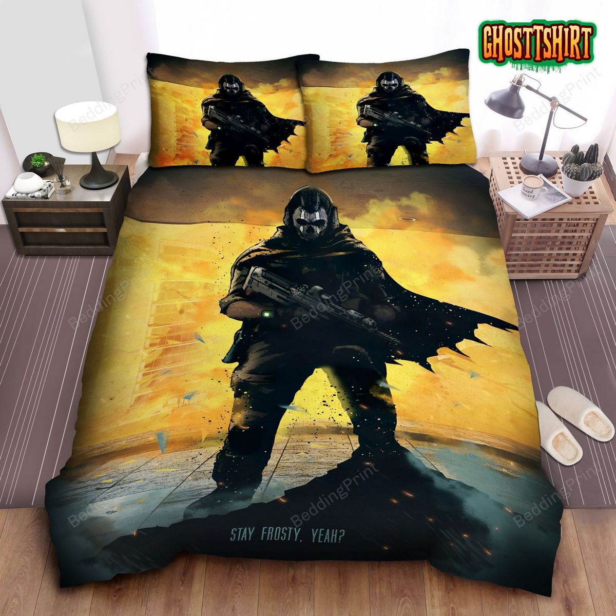 Call Of Duty, Airplane And Army Bed Sheets Duvet Cover Bedding Set