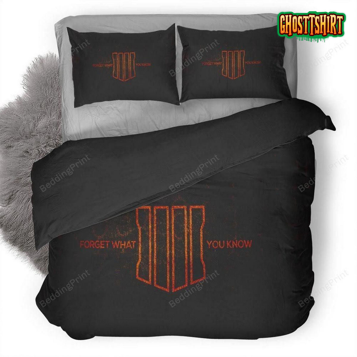 Call Of Duty Black Ops Duvet Cover Bedding Set