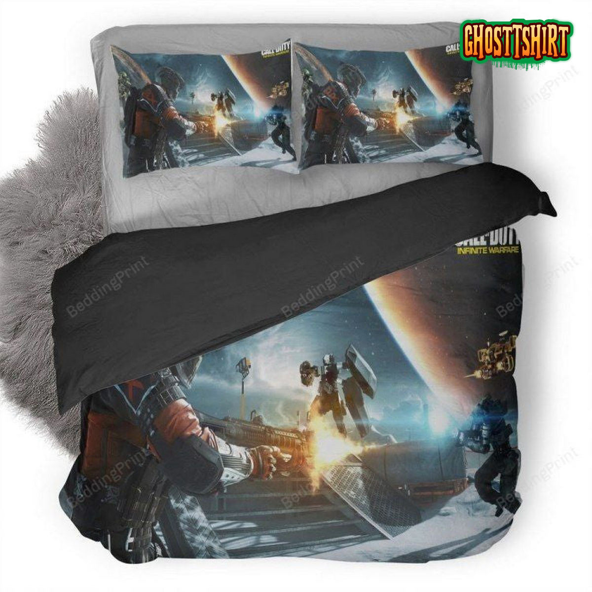 Call Of Duty Infinite Warfare Duvet Cover Bedding Set