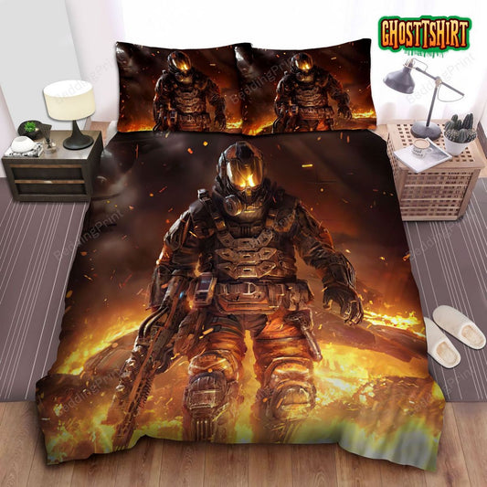 Call Of Duty, Modern Equipment Wallpaper Bed Sheets Duvet Cover Bedding Set