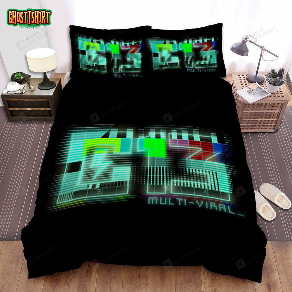 Calle 13 Music Band Multiviral Logo Bed Sheets Spread Comforter Duvet Cover Bedding Set
