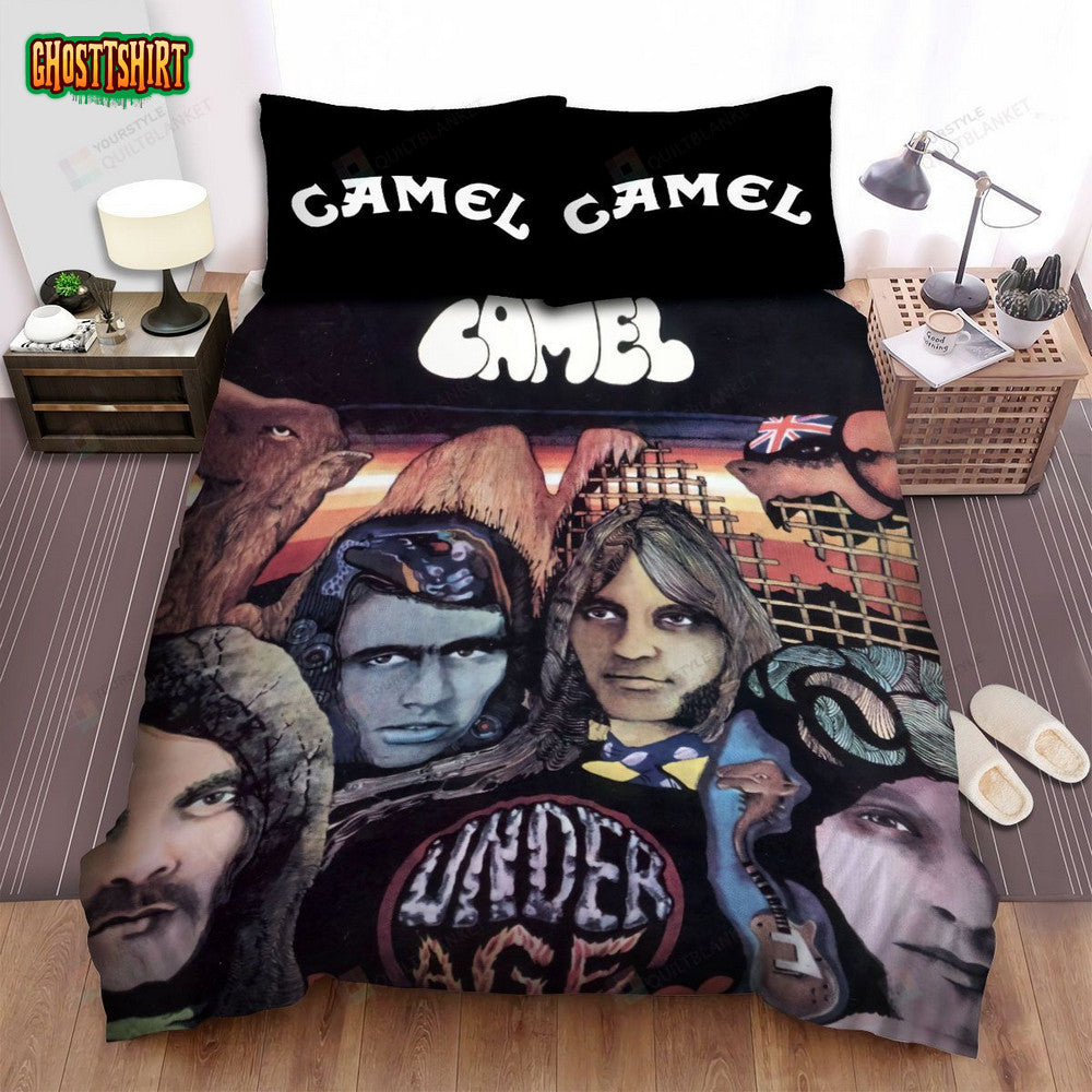 Camel Band Art Bed Sheets Spread Comforter Duvet Cover Bedding Set