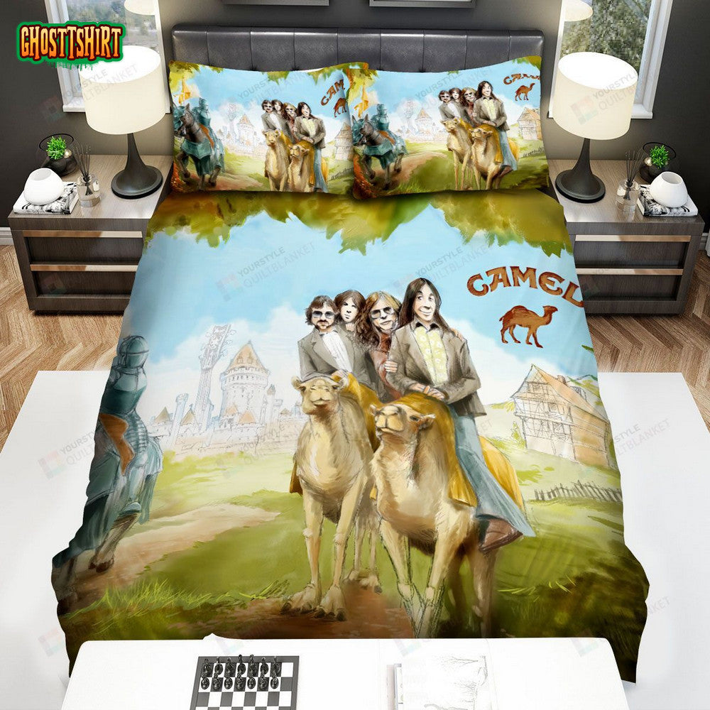 Camel Fan Art 2 Band Bed Sheets Spread Comforter Duvet Cover Bedding Set
