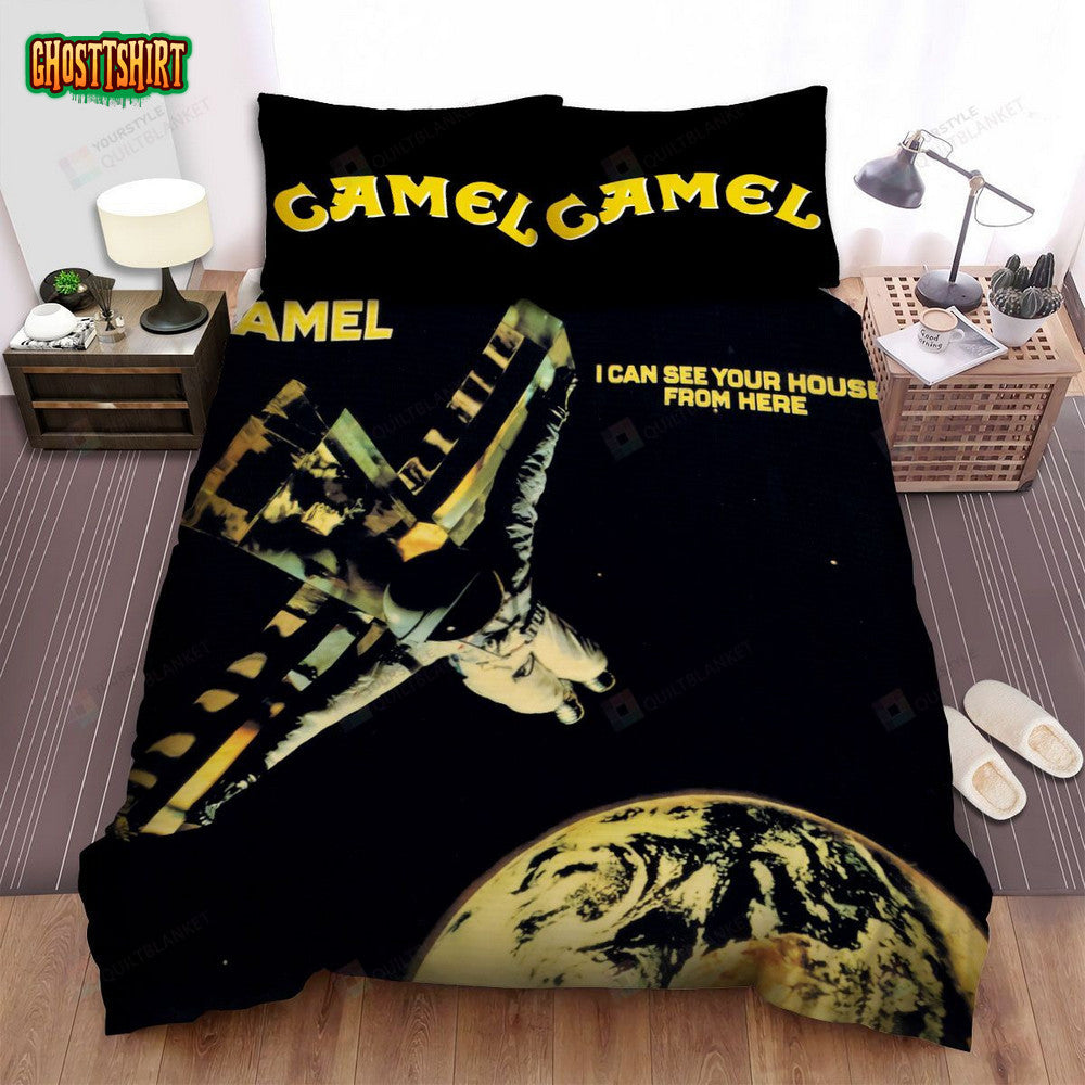 Camel I Can See Your House From Here Band Bed Sheets Spread Comforter Duvet Cover Bedding Set