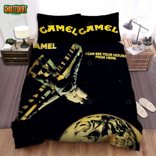 Camel I Can See Your House From Here Band Bed Sheets Spread Comforter Duvet Cover Bedding Set