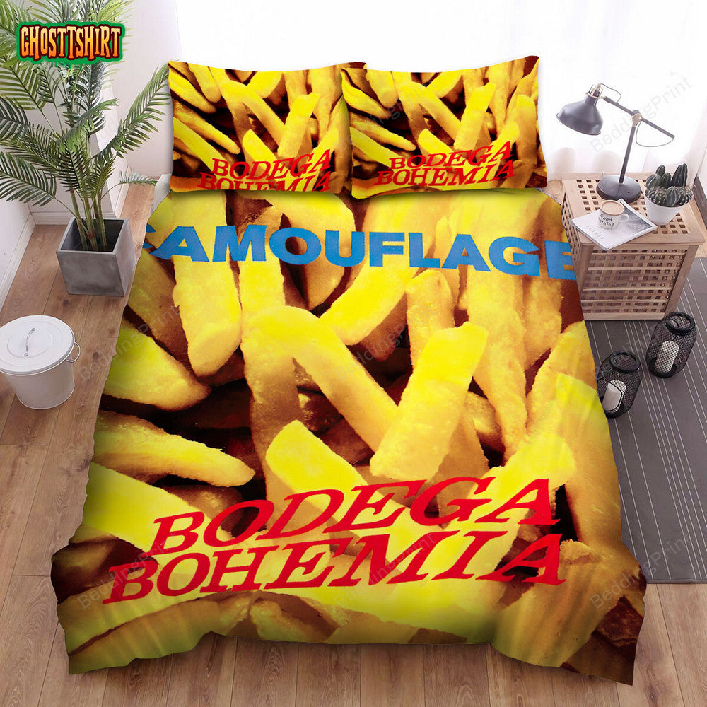Camouflage Band Album Bodega Bohemia Bed Sheets Duvet Cover Bedding Set