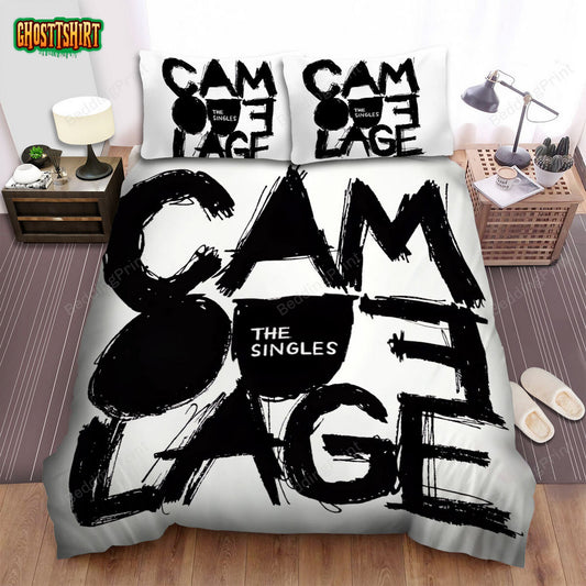 Camouflage Band Album The Singles Bed Sheets Duvet Cover Bedding Set