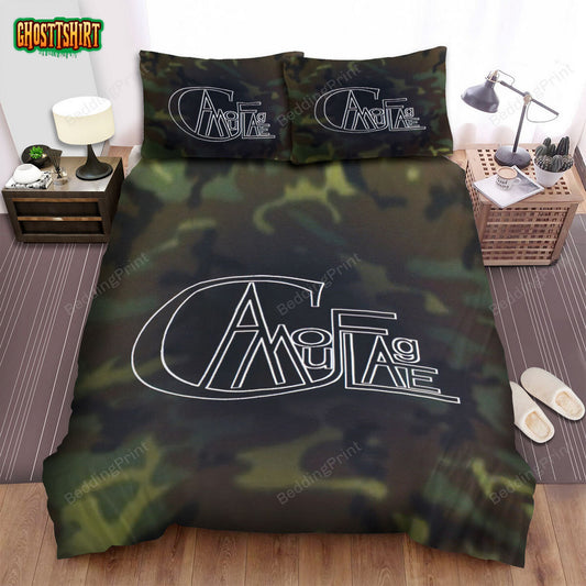 Camouflage Band Army Bed Sheets Duvet Cover Bedding Set