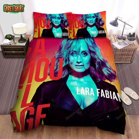 Camouflage Band Lara Fabian Bed Sheets Duvet Cover Bedding Set