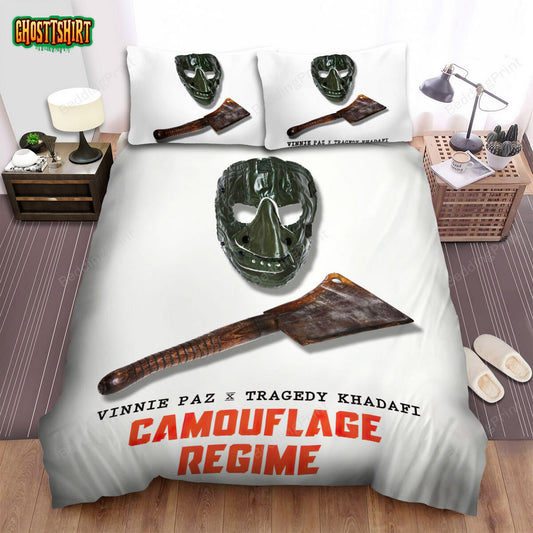 Camouflage Band Vinnie Paz Tragedy Khadafi Bed Sheets Duvet Cover Bedding Set