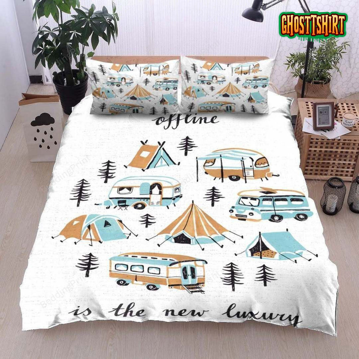 Camper Offline Is The New Luxury Bed Sheets Duvet Cover Bedding Set