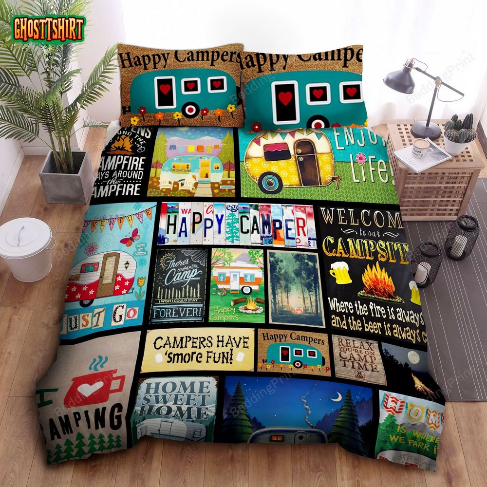 Camping Happy Camper Bedding Set Ver 2