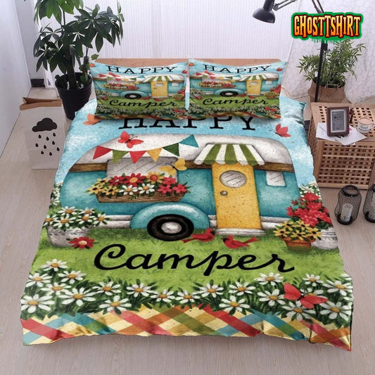 Camping Happy Camper Van Bedding Set