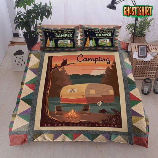 Camping Money Can Buy A Camper Bed Sheets Duvet Cover Bedding Set