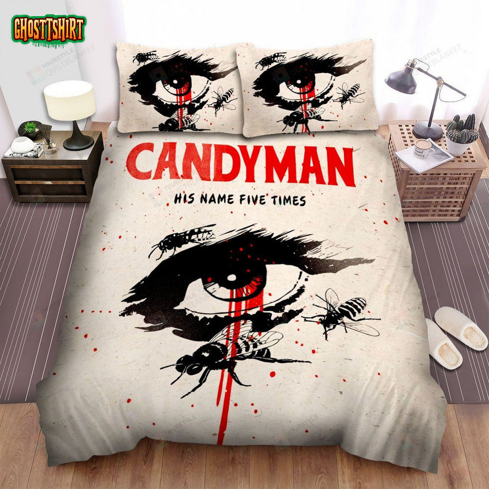 Candyman (1992) Movie Digital Art Bed Sheets Spread Comforter Duvet Cover Bedding Set