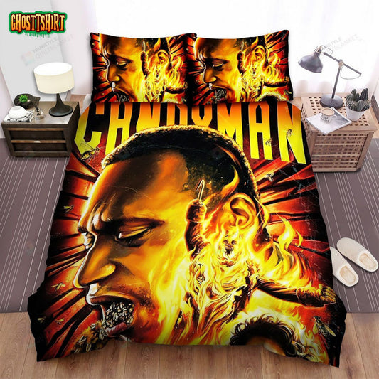 Candyman (1992) Movie Illustration 3 Bed Sheets Spread Comforter Duvet Cover Bedding Set